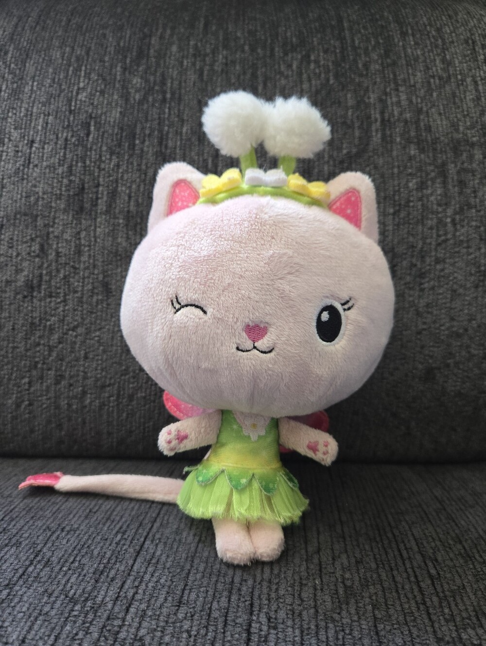 Gabbys Dollhouse Purr ific Plush Kitty Fairy Cat Stuffed Animal Toy 8"